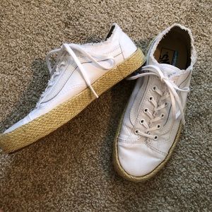 Vans with espadrille sole